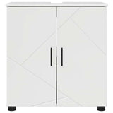 Bathroom Cabinet with Storage High Gloss White 61 x 35 x 64 cm 883288