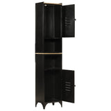 Bathroom Cabinet 40x27x180 cm Iron and Solid Wood Mango 3217108