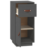 Sideboard Grey 34x40x75 cm Solid Wood Pine 820124