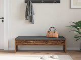 Hall Bench with Cushion Old Wood 103 x 38 x 40 cm 891566