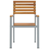 Garden Chair 8 pcs Brown 56 x 57 x 87 cm Solid Acacia Wood 3284392