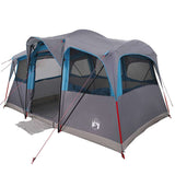Family Tent with Roof Blue and Grey 435 x 255 x 216 cm 4100686
