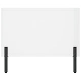 Coffee Table High Gloss White 90x50x40 cm Engineered Wood 829222