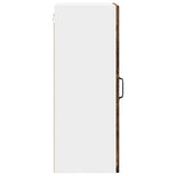 Wall Glass Cabinet LUCCA Old Wood 40 x 31 x 80 cm 885001