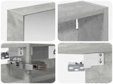 Bathroom Cabinet Set 3 pcs 80 x 10.5 x 50 cm Engineered wood 3403651