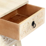 TV Cabinet 110x30x44 cm Solid Mango Wood 282869