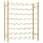 Wine Rack for 48 Bottles Gold Metal 340909