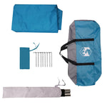 ZNTS Camping Tarp Blue 430x380x210 cm Waterproof 94680