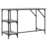 Desk Grey Sonoma 120x50x75 cm Metal and Engineered Wood 845324