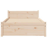 Bed Frame without Mattress Solid Wood 75x190 cm Small Single Small Single 815004
