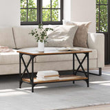 Coffee Table Old wood 80 x 45 x 45.5 cm Engineered wood 875731