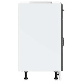 Kitchen Base Cabinet Kalmar Black Engineered Wood 853488