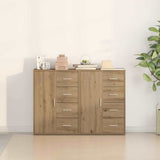 Sideboard 2 pcs Artisan Oak 60 x 31 x 84 cm Engineered Wood 3334312