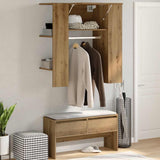 Hallway Cabinet Artisan Oak 97.5x37x99 cm Engineered Wood 857038