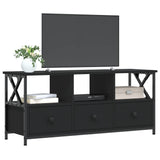 TV Cabinet Black 102x33x45 cm Engineered Wood&Iron 831788