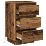 Bedside Cabinet Old Wood 39 x 34.5 x 65 cm Engineered wood 869632