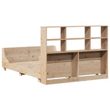 Bookcase Bed without Mattress 120x200 cm Solid Wood 3323809
