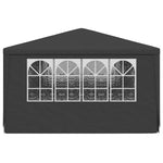 Professional Party Tent with Side Walls 4x6 m Anthracite 90 g/m 48537