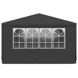 Professional Party Tent with Side Walls 4x6 m Anthracite 90 g/m 48537