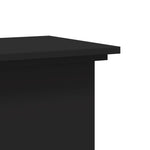 ZNTS Plant Stand Black 33x33x80 cm Engineered Wood 852970