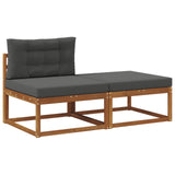 Sectional Sofa Units with Cushion 2 Piece Natural 900549
