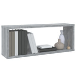 ZNTS Wall Cube Shelves 6 pcs Grey Sonoma 60x15x23 cm Engineered Wood 815929