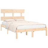 Bed Frame without Mattress 140x200 cm Solid Wood 3104673