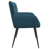 2 Seater Sofa with Metal Legs 2-Seater Blue Velvet 42051026