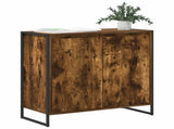 Side Cabinet Smoke Oak 79 x 36 x 75 cm Engineered Wood 886602