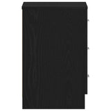 Bedside Cabinet Black Oak 38x35x55 cm Engineered Wood 862428