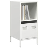 ZNTS Sideboard White 35x39x73.5 cm Cold-rolled Steel 851357