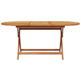 Garden Dining Set Folding 7 pcs Grey Solid Acacia Wood 3375733