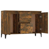 Sideboard Smoked Oak 102x35x70 cm Engineered Wood 815165