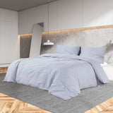 Duvet Cover Set Grey 260x240 cm Cotton 136100