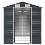 Garden Shed Anthracite 191x300x198 cm Galvanised Steel 3188255