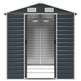 Garden Shed Anthracite 191x300x198 cm Galvanised Steel 3188255