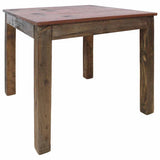 Dining Table Mixed Recycled Wood 82x80x76 cm 244495