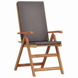 Garden Chair 6 pcs Brown and Grey 57 x 71.5 x 104 cm 3375767