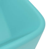 Luxury Wash Basin Matt Light Green 41x30x12 cm Ceramic 147046