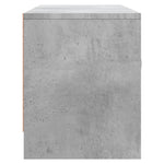 ZNTS TV Cabinet Concrete Grey 102x30x37.5 cm Engineered Wood 823257