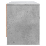 ZNTS TV Cabinet Concrete Grey 102x30x37.5 cm Engineered Wood 823257