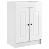 Bathroom Furniture Set High Gloss White 56 x 37.5 x 81 cm 3404168