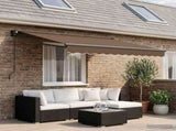 Retractable Awning Taupe 3 x 2 m 100% Polyester and Aluminium 3425624