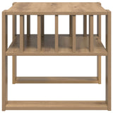 Coffee Table Artisan Oak 66 x 49.5 x 45 cm Engineered Wood 8000123