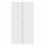 ZNTS File Cabinet White 60x32x115 cm Engineered Wood 840772