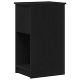 Computer Tower Stand with Drawer Black 35x45x77 cm 858741