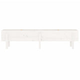 Garden Raised Bed White 160x30x38 cm Solid Wood Pine 825192