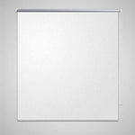 ZNTS Roller Blind Blackout 140 x 230 cm White 240168