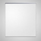 ZNTS Roller Blind Blackout 140 x 230 cm White 240168