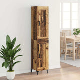 Highboard Old Wood 34.5 x 34 x 180 cm Engineered Wood 3415692